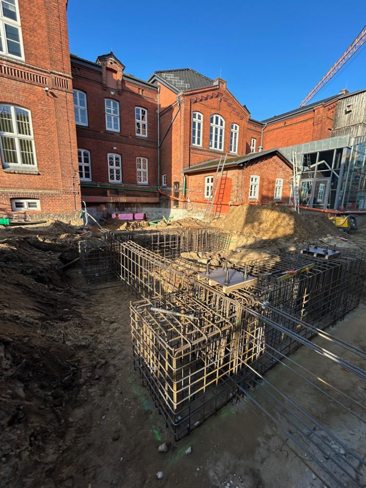 Start Gründungsarbeiten für den 2. Bauabschnitt in Wittenburg