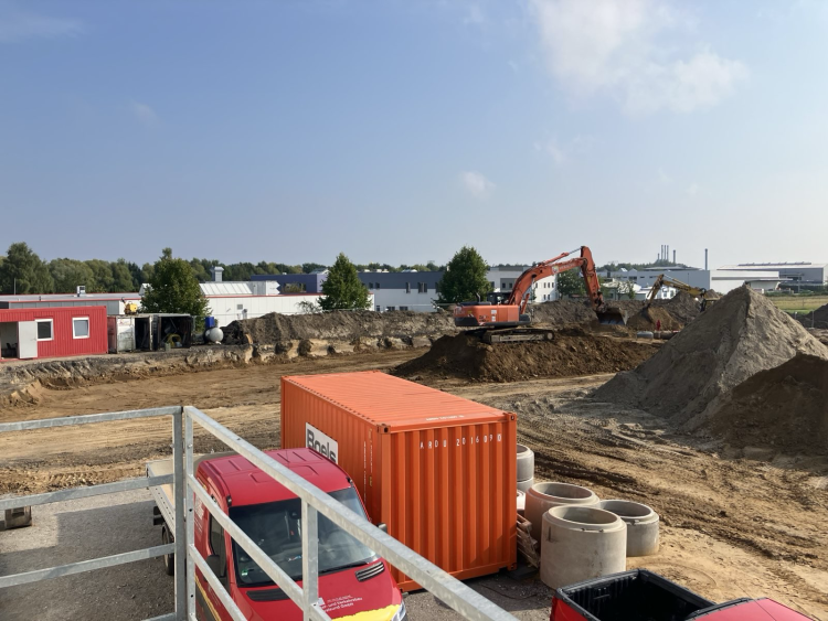 Baugrube in Greifswald