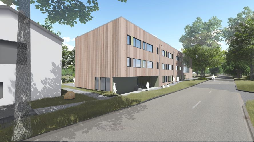 Perspektive straßenseitig